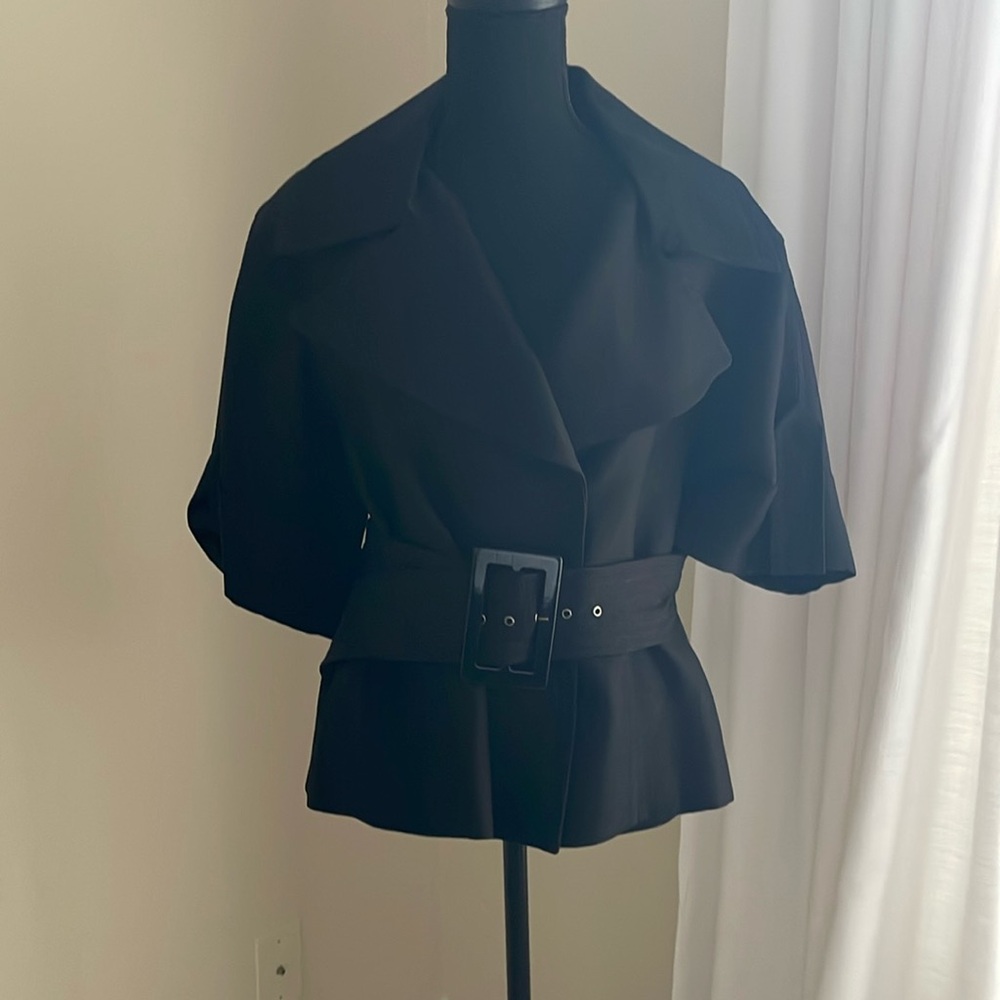 Zara short sleeved belted jacket